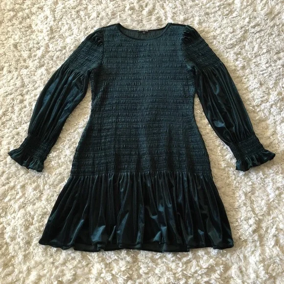 gianni bini green velvet dress Baltic Born Womens Veronica Velvet Maxi Dress | Green main image 1